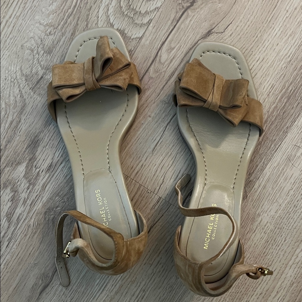 Michael Kors Brown Bow Sandals